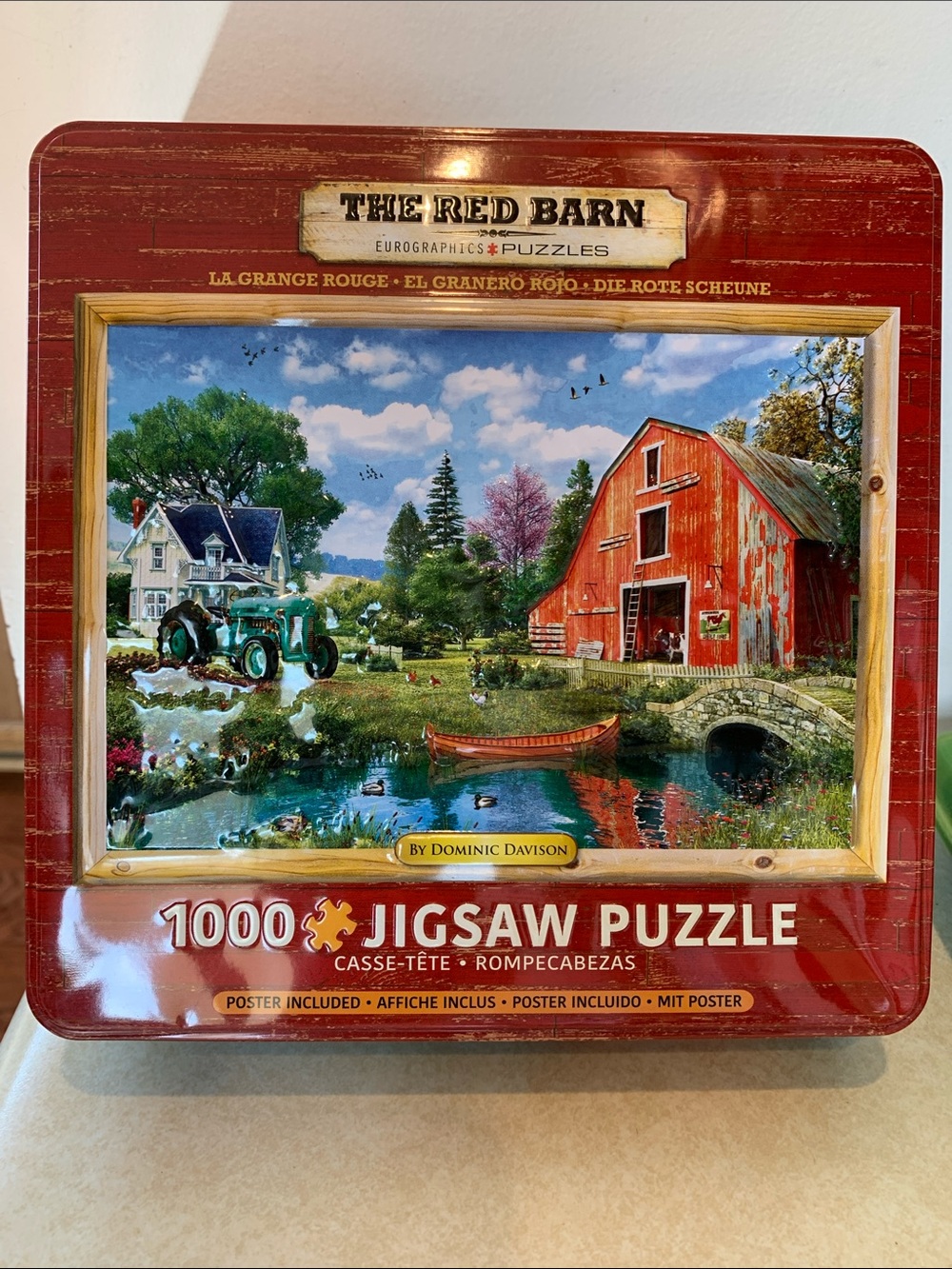 Red Barn Jigsaw Puzzle, 1000 pieces